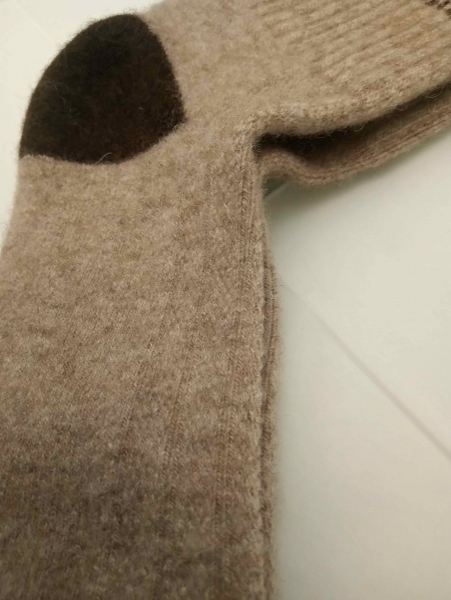 Socken aus YAK-Wolle Braun Größe 40-43 - DIE FEINEN-